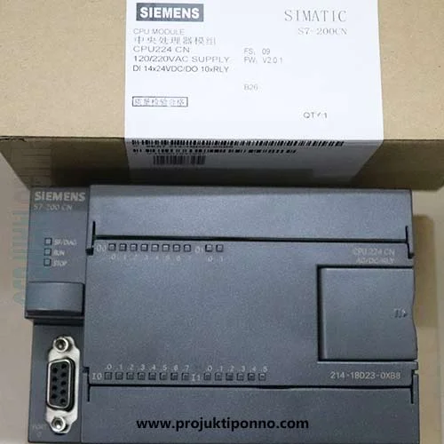 Foto perangkat asli: PLC Siemens S7-200 CPU224